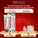 Kem Đánh Răng Chăm Sóc Nướu Hương Bạc Hà Cực The Mát Trắng Răng EUTHYMOL
