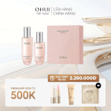 Bộ Nước Cân Bằng Ohui Miracle Moisture Pink Barrier Skin Softener Set