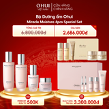Bộ Dưỡng ẩm Ohui Miracle Moisture 4pcs Special Set