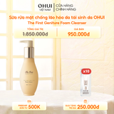 Sữa rửa mặt chống lão hóa da tái sinh da OHUI The First Geniture Foam Cleanser