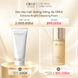 Sữa rửa mặt dưỡng trắng da OHUI Extreme Bright Cleansing Foam