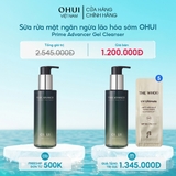 Sữa rửa mặt ngăn ngừa lão hóa sớm OHUI Prime Advancer Gel Cleanser