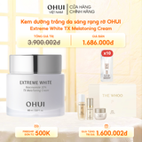 Kem dưỡng trắng da sáng rạng rỡ OHUI Extreme White Cream