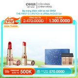 Bộ Son Dưỡng Môi OHUI The First Geniture Lipstick Và Lipbalm Due Set