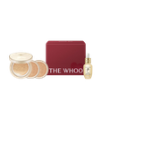 Bộ Cushion Trang Điểm Whoo Gongjinhyang Mi Luxury Golden Cushion Glow Special Set