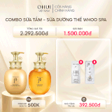 Conbo Sữa Tắm + Sữa Dưỡng Thể Đông Y Whoo Spa