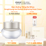 Kem Dưỡng Trắng Da Whoo Gongjinhyang Seol Radiant Brightening Power Cream