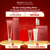 Bộ Kem Chống Nắng Whoo Đỏ UV Ultimate Red Vitamin Sunscreen SE