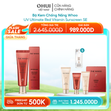 Bộ Kem Chống Nắng Whoo Đỏ UV Ultimate Red Vitamin Sunscreen SE
