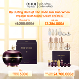 Bộ Dưỡng Da Kiệt Tác Hoàn Lưu Cao Whoo Imperial Youth Master Cream Thế Hệ 5