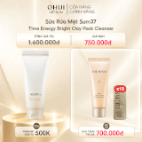 Sữa Rửa Mặt Sum37 Time Energy Bright Clay Pack Cleanser