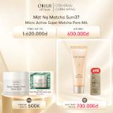 Mặt Nạ Trà Xanh Sum37 Micro Active Super Matcha Pore Mask Pack