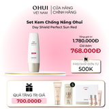Set Kem Chống Nắng Ohui Day Shield Perfect Sun Red