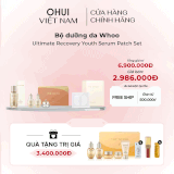 Bộ dưỡng da Whoo Bichup Ultimate Recovery Youth Serum Patch Set