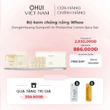 Bộ kem chống nắng Whoo Gongjinhyang Sunquid Uv Protective Lotion 5pcs Set