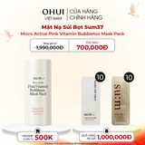 Mặt Nạ Sủi Bọt Sum37 Micro Active Pink Vitamin Bubbletox Mask Pack