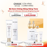 Bộ Kem Chống Nắng Nâng Tone Whoo UV Ultimate Brightening