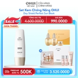 Set Kem Chống Nắng Ohui Day Shield Perfect Sun Black