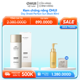 Kem chống nắng kiểm soát dầu OHUI Day Shield Perfect Sun Black