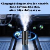 Máy Khuếch Tán Tinh Dầu W301 - Tạo Độ Ẩm Ôtô Bằng Kim Loại - 2 Chế Độ Phun Sương