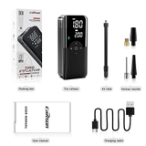 Bơm lốp Ô Tô CARSUN Mini Sạc Pin Điện Tử Tự Ngắt Không Dây - Máy Bơm Hơi Đa Năng Kèm Sạc Tiện Dụng Chất Lượng Cao