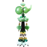 Khánh treo xe phong thủy, dây tua rua đá