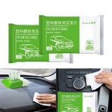 Khăn ướt vệ sinh nội thất oto tiện dụng - Giấy ướt phục hồi nội thất sáng bóng