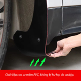 Bộ 2 tấm cao su chắn bùn thể thao KT 43x23 kèm ốc vít - Size lớn
