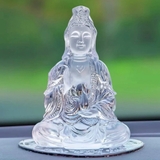 (17 mẫu ) Tượng phật bà Quan âm lưu ly trang trí taplo xe hơi