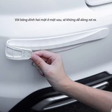 Bộ 2 miếng dán vân sợi Carbon chống va đập góc xe