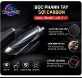 (KH) Bọc thắng tay ô tô , ốp phanh tay vân carbon màu