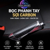 (KH) Bọc thắng tay ô tô , ốp phanh tay vân carbon màu
