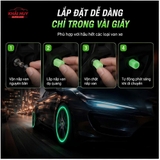 Bộ 4 nắp chụp van phản quang cho ô tô xe máy
