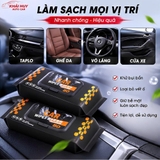 (KH) Khăn ướt vệ sinh nội thất oto tiện dụng - Giấy ướt phục hồi nội thất sáng bóng