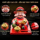 Ông Tượng Thần Tài Đỏ gật đầu bằng NLMT