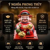 Ông Tượng Thần Tài Đỏ gật đầu bằng NLMT