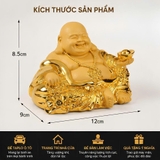 (KH) Tượng Phật Di Lặc Maitreya Mạ Vàng (12x10x8)