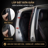 1 cái gioăng cột B lõi thép dài 80cm lắp đặt 2 bên mép cửa