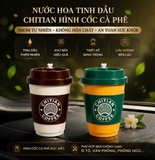 (6 mùi) Nước Hoa Tinh Dầu Thơm CHITIAN Hình Cốc Cà Phê Cho Xe Hơi