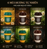 (6 mùi) Nước Hoa Tinh Dầu Thơm CHITIAN Hình Cốc Cà Phê Cho Xe Hơi