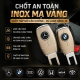 (KH) 1 hộp Chốt an toàn inox mạ vàng - chốt tiếp nối cắm chồng