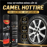 (KH) Chai xịt bóng vỏ, làm đen lốp xe và phục hồi nhựa nhám CAMEL HOTTIRE
