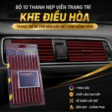 Bộ 10 Thanh Nẹp Viền Trang Trí Khe Điều Hòa màu