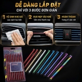Bộ 10 Thanh Nẹp Viền Trang Trí Khe Điều Hòa màu
