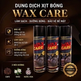 (4 Mùi) Xịt bóng đồ da ghế da nội thất đồ gỗ làm mềm dưỡng bóng WAX CARE 3T