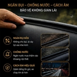 (KH) Gioăng chữ D cao su chống ồn - Đơn giá 1 cuôn