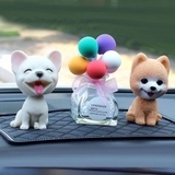 Chú Chó Poodle Thông Minh Lắc Đầu Trang Trí Taplo Ô Tô - Bàn Làm Việc - Bánh Sinh Nhật