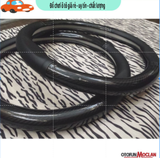 Bọc Vô Lăng Đen Carbon Mix Logo Hãng Xe