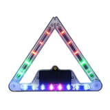 Biển led tam giác cảnh báo nguy hiểm Gấp gọn và đa năng sử năng lượng mặt trời, cổng MicroUSB cho ô tô
