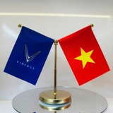 Bộ Cờ Đảng Và Cờ Tổ Quốc Trang Trí Xe Ô Tô, Văn Phòng Bàn Làm Việc
